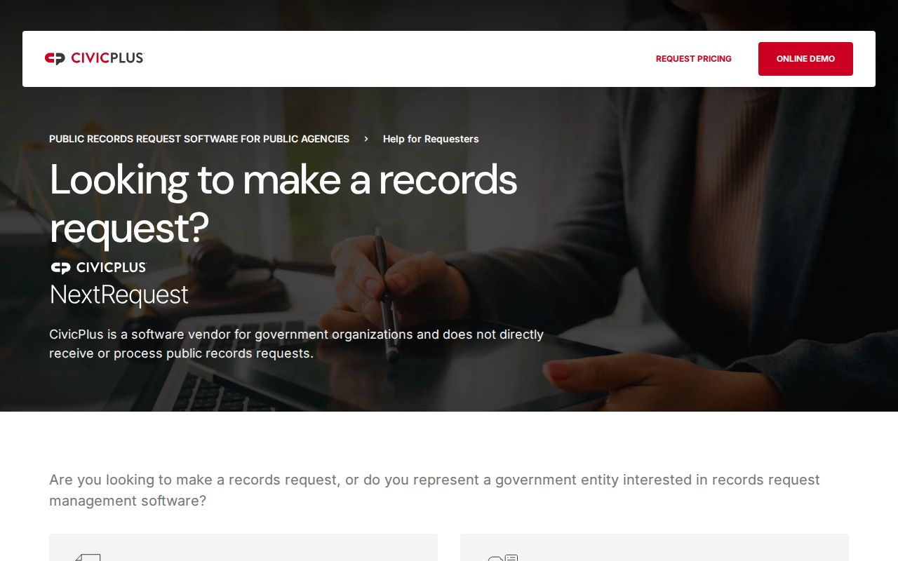 Kent public records King County request portal